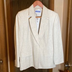Made in USA! Vintage Pendleton 100% Wool Ladies Blazer Suit Jacket. Great Cond!